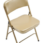 ZUN 6 Pack Metal Folding Chairs with Padded Seat and Back, for Home and Office, Indoor and Outdoor 70531139