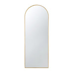 ZUN 28x1x74" Celine Gold Arch Body Mirror W2078P195625