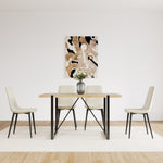 ZUN Dining Chairs Set of 4,Modern Kitchen Dining Room Chairs,Upholstered Dining Accent Chairs in linen 07819100