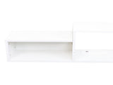 65.35in Wall Mounted Floating TV Stand with 20 Color LEDs and Charging Station W331P242457