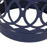 Outdoor Metal S/2 end table 73606.00NBLU