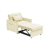 ZUN Sofa bed chair 3 in 1 convertible, recliner, single recliner, suitable for small Spaces with W2564P168263