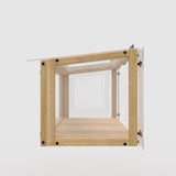 Waterproof Window Cat Perch Catio, Wood Cat Window Box, Window Catio for Indoor Cats. Suitable W2831P314279