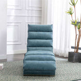 COOLMORE Linen Massage Chaise Lounge Indoor with Remote Control,Ergonomic Electric Massage Long W39539624