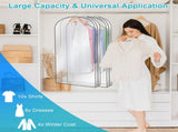 5 Pack Hanging Garment Bags, 40.15in Long PEVA & Non-woven Clothes Storage Covers, Transparent 50985105