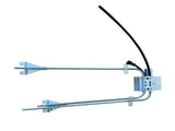 Front Left Driver Side Power Window Regulator w/ Motor Fit for Freightliner Cascadia with Motor Bolt 48465261