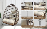 Swing Hammock Egg Basket Chairs Without Stand Indoor Outdoor, UV Resistant Cushion Hanging Chair, W2707P184371