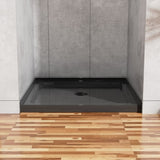 Goodyo 36"x36" Shower Base 3.5" Height Anti-slip Acrylic Center Drain Single Threshold Shower Basin D163114243
