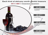 American Standard JC-53 AC 115V /60Hz 18Bottle/1.8Cu.Ft/52L/ Compressor Wine Cabinet Black 07940090