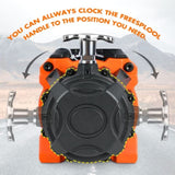 ZESUPER 12V 13500 lb Load Capacity Winch Synthetic Rope Hook Winch Kit Waterproof IP66 W121863300