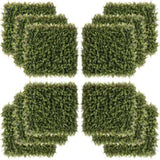 ZUN Artificial Grass Wall Panel Backdrop, 12 20" x 20" Boxwood UV Protection Privacy Coverage Panels for W2225142620