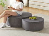 Nesting Coffee Table Set of 2,Upholstered Coffee Tables Set of 2 for Living Room, Modern Foam W834P326381