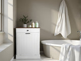 Tilt Out Trash Can, Hidden Wooden Trash Can with Drawer, Free Standing Garbage 66903259