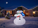 Shaking Snowman Inflatable 5.6ft, 190D Polyester Christmas Yard Decor with 3 LED Lights, US Plug 12V 78981445