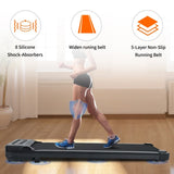 ZUN Walking Pad 300 lb Capacity, Desk Treadmill for Home Office, Protable Treadmill Under Desk, Walking N755P171638B