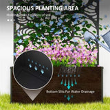 Garden Bed Galvanized PlanterGarden Bed with Privacy Pan 18126722