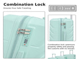 HIFINE TOURIST 20"/24"/28" 3 pcs/set in ABS Spinner Wheel Luggage, Matching Color , With Combination W2787P278781