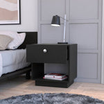 ZUN Sumter 1 Drawer Nightstand, Storage Shelf B128P148810