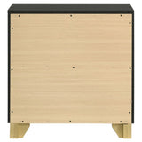 Sophia Black 2-drawer Nightstand B062P299897