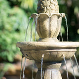 ZUN 31.5x31.5x29.5" Classic 3-Tier Garden Water fountain, Outdoor Polyresin Freestanding Fountain W2078124553