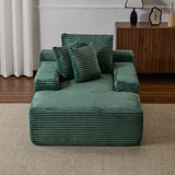 Oversized Chaise Lounge Chair Cozy Cloud Couch, Modern Plush Corduroy Upholstered Sleeper Sofa 82552371