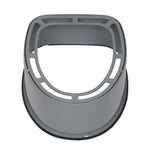 ZUN Portable Toilet with Non-slip Mat Grey 56598783