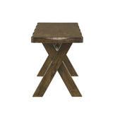 47-inch Wooden Dining Bench, Knotty Nutmeg B016P369238