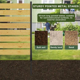 Goodyo 55"x38.5"W Cedar Wood Privacy Screen, Outdoor Privacy Walls, Privacy Wood Fence D163102090