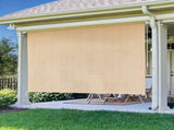 8'X8' sesame HDPE spliced roller shutter 84433203