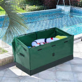 ZUN 130 Gallon Waterproof Deck Box, Portable Outdoor PVC Storage Box for All Weather, Perfect for 76720642