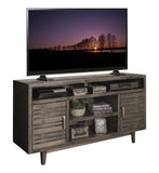 62 Inch TV Stand Console for TVs up to 70 inches, No Assembly Required, Charcoal-Brown Finish GL-B108P160141