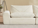 Modern minimalist chenille combination sofa, spacious and comfortable living room sofa, W3396P463868