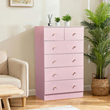 Macaron powder, particleboard with a textured melamine finish, 66*40*111cm, 42 drawer cabinet, 04628135