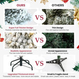 Pre-lit Flocked Artificial Christmas Tree 22778764