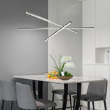 Pendant Lighting Fixture in Silver Integrated LED W1340119966
