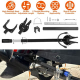 Boat Transom Saver, 28-40in Adjustable Outboard Motor Support - Heavy Duty Steel, Shock-Absorbing 82075769