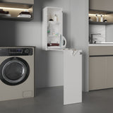 Iron 42" W Foldable Table Cabinet, Foldable Desk, Foldable Dinning Table, Ironing Cabinet with Pull B070P286433