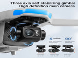 S-X1 GPS Drone, 20-30 Minute Flight, Dual HD 50fps Cameras, 3-Axis Gimbal, 5MP Stabilized Images, 64817859