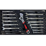 ZUN 3 Drawers Tool Box with Tool Set W110255889