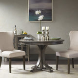 ZUN 44" Round Dining Table, Solid Wood Finish Classic Design For Dining room, Grey B03548932