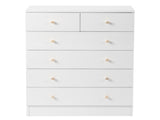 Modern Simple 6-Drawer Dresser White 92555143