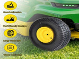 Set of 2 20x8.00-8 Lawn Mower Tires and Wheel Assembly, 4-Ply Tubeless Turf Tread Heavy Duty, 3.5" W1364P445940