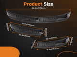 Windshield Wiper Cowl Panel Grille Set for Ford F-250 F-350 Super Duty 2017-2022 45044701