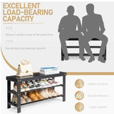 3-Tier Seamless Top Bamboo Shoe Rack 24686137