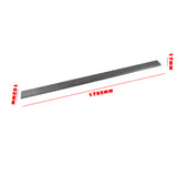 Cutting Edge Bucket Hardened Unpainted 30MnB Silver Fits for Skid Steer Loader 66"x4"x1/2" 75101492
