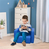 ZUN 2-in-1 Multifunctional Kids Sofa-Blue （Prohibited by WalMart） 98907176