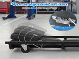 4 Level Adjustable Backrest Mechanic Rolling Creeper, Heavy Duty 6 Swivel Casters Garage Repair Cart 73736907