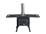 Wood Camping Stove Black 57.5*31*37cm 06858771