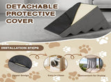 5-Step Dog Stairs Steps for High Bed, Pet Steps for Small Dogs and Cats, Non-Slip Removable Washable 93679291