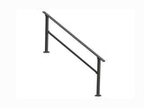 5-Step Stair Handrail Kit, Transitional Black Square Tube Design with Installation Hardware, for 50178295